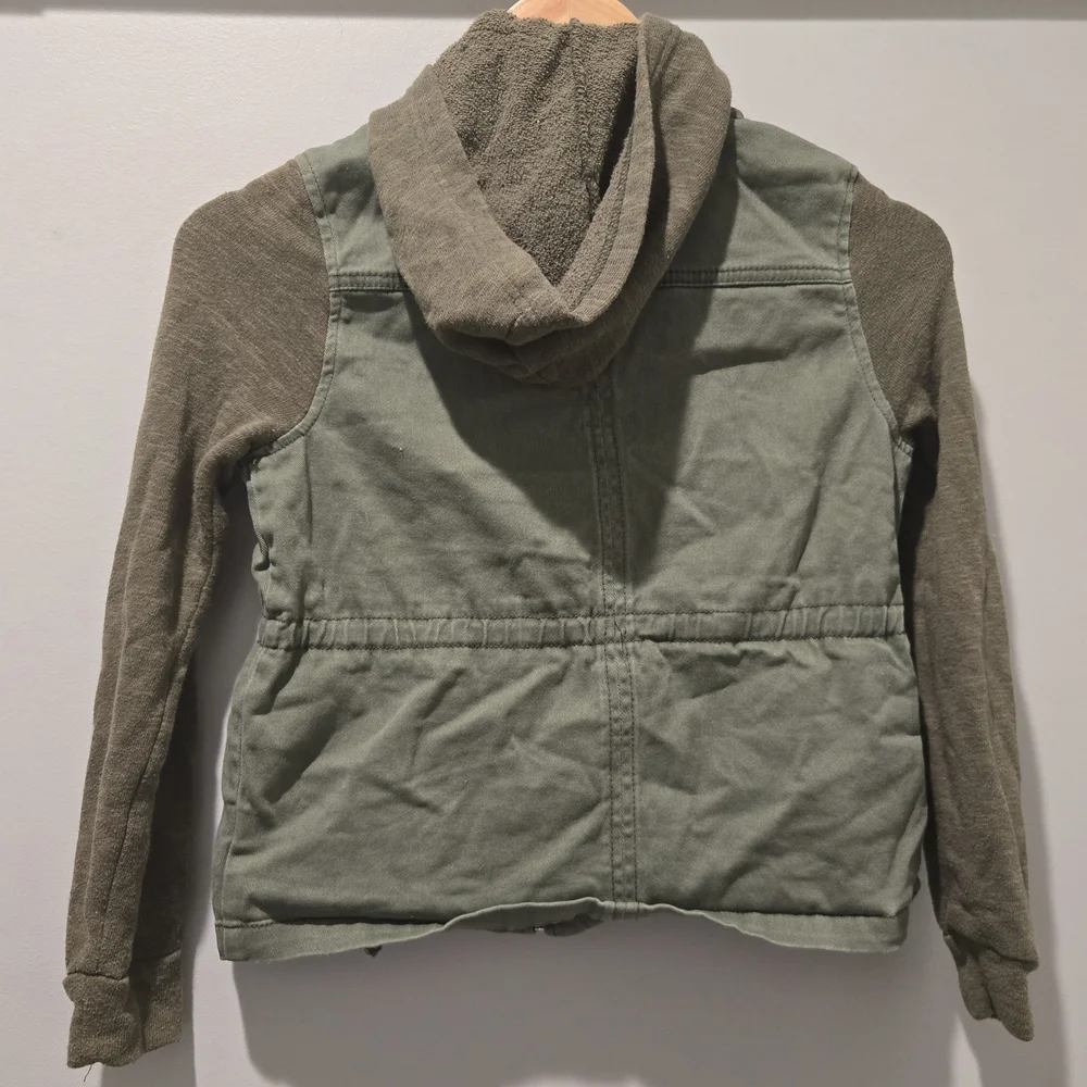 Justice Olive Utility Jacket Sz 8/10‎